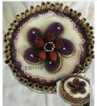 تیرامیسو با تزیین چیزکیک یخچالی