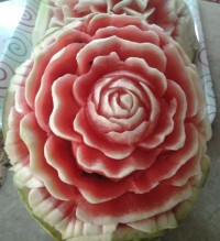 حکاکی روی هندوانه