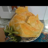 تزیین کدو حلوایی