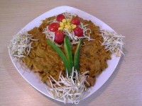 یه غذای ابتکاری از سبک غذاهای چین و فیلیپین البته بدون گوشت