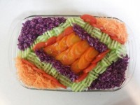 تزیین سالاد کاهو