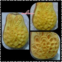 تزیین کدو حلوایی (حکاکی روی کدو)