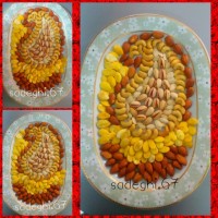 آجیل شب یلدا طرح بته جقه عمرتون به بلندای یلدا ...