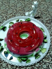 ژله ی هندوانه ای مخصوص شب یلدا
