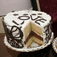 کیک چند لایه.