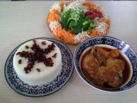 یه زرشک پلو کاملا ایرانی-سنتی