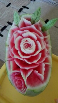 تزیین هندوانه واسه شب یلدا