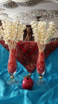 پاپ کورن های شب یلدامون.امیدوارم به همه خوش گذشته باشه.