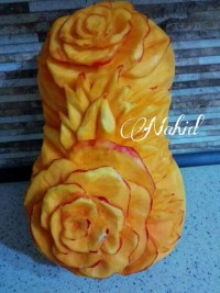 حکاکی روی کدو حلوایی