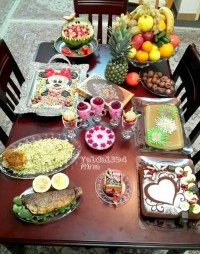 میز شب یلدا