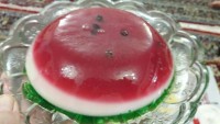 ژله به شکل هندوانه