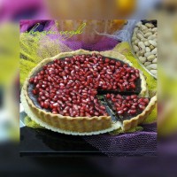 تارت شکلاتی انار