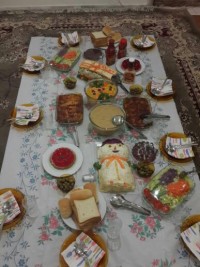 سفره شام شب یلدا