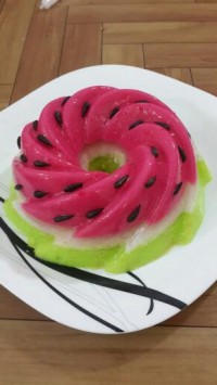 ژله انار سه رنگ