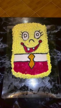 کیک با روکش خامه