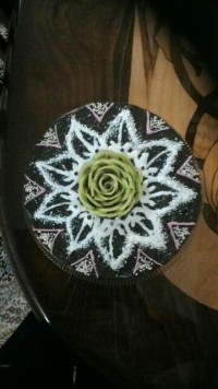 کیک با روکش شکلات