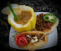 تاکوی گوشت ریش ریش شده