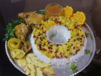 خوراک مرغ پرتقالی