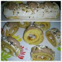 شیرینی رولتی تابه ای