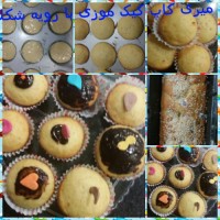 کاپ کیک موزی با رویه شکلات