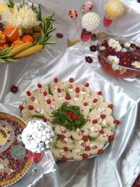 تزیین نون و پنیر (برای سفره عقد)