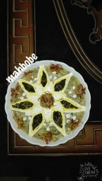 تزیین آش رشته