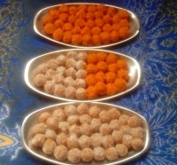 حلواهای توپی دورنگ