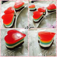 چیزکیک رنگین کمان