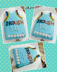 کیک اسفنجی باروکش خامه