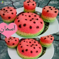 کاپ کیک هندوانه ای