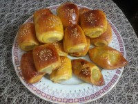 شیرینی دانمارکی (گل محمدی)