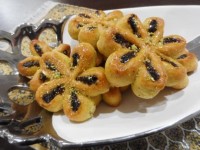 شیرینی خرمایی باطرح گل!