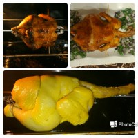 مرغ شکم پر در فر