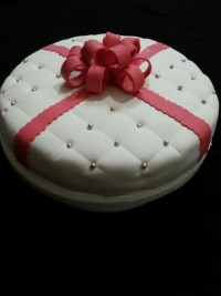 اینم کیک من با فوندانت