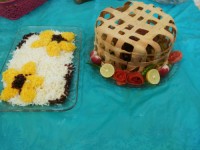 مرغ در قفس وزرشک پلو