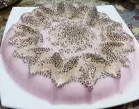 کرم بستنی و ژله تخم شربتی من