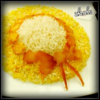 ته چین سیب زمینی و پلو