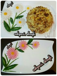 رشته پلو با گوشت