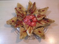 سمبوسه گوشت و قارچ