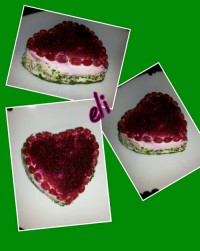 کیک ماست با سبزیجات معطر