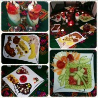 میز شام تولدم