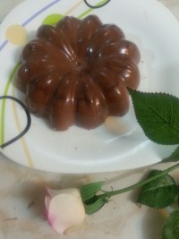 ژله شیر کاکائو