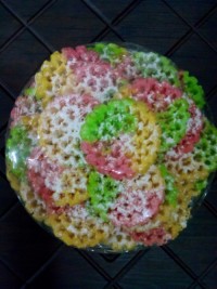 نان پنجره ای سه رنگ