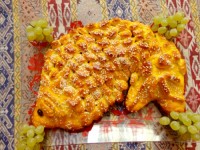 پیراشکی گوشت به شکل ماهی