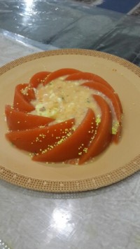 دسر ژلاتینی آلبالو