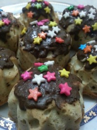 کاپ کیک ساده در مایکروفر