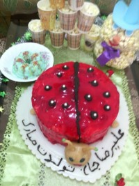 کیک تولدپسرگلم