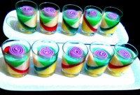 کاسترد و ژله بستنی و ژله رولی