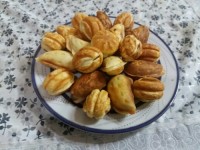 کاپ مرغ و سبزیجات با خمیر پفکی