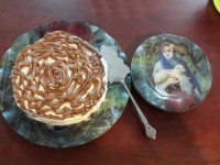 کیک کاکائویی با بادام